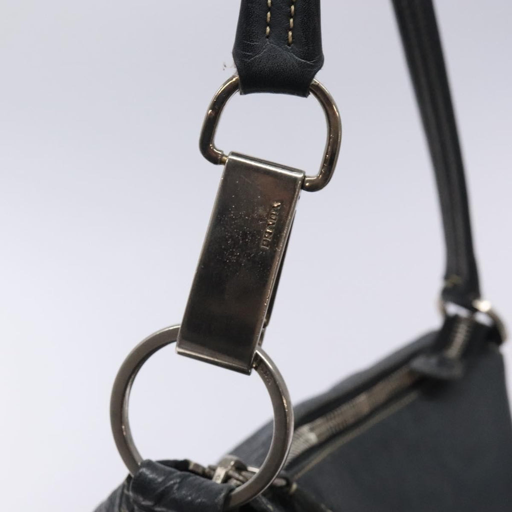 Prada Vintage Shoulder Bag Leather Navy Leather Shoulder Bag Bag
