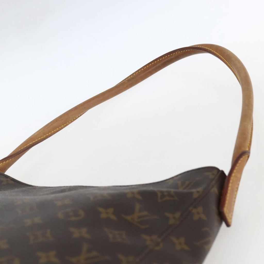 Louis Vuitton Monogram Looping Handbag Monogram Canvas Brown Canvas Shoulder Bag