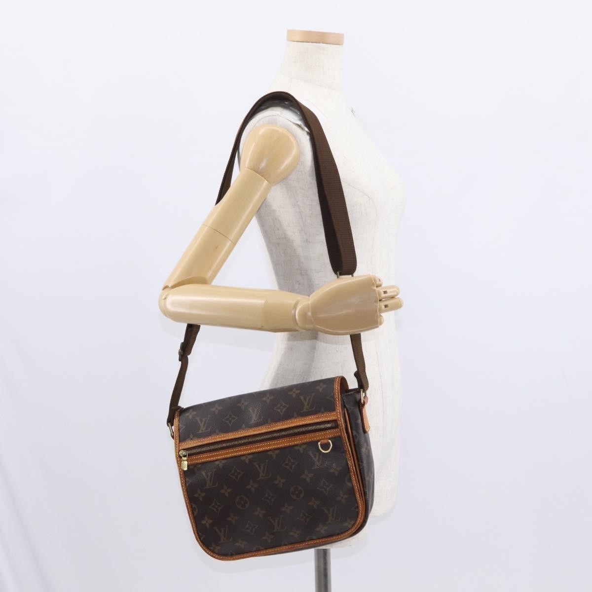 Louis Vuitton Bosphore Messenger Bag Monogram Canvas Brown Canvas Shoulder Bag