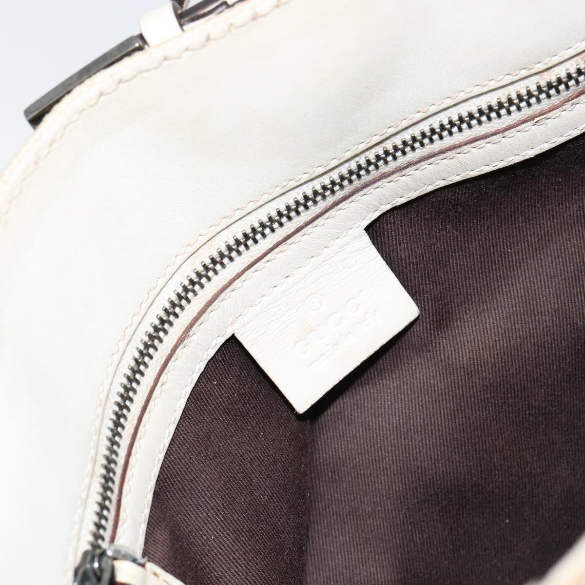 Gucci Belted Bucket Tote Gg Canvas With Leather Beige Canvas Tote Bag Bag (Pre-Owned)