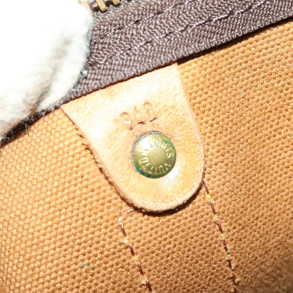 Louis Vuitton Keepall Bag Monogram Canvas Brown Canvas Travel Bag