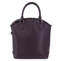 Louis Vuitton Lockit Handbag Epi Leather Purple Leather Handbag