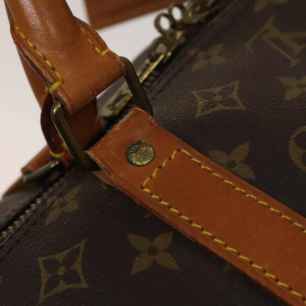 Louis Vuitton Keepall Bag Monogram Canvas Brown Canvas Travel Bag