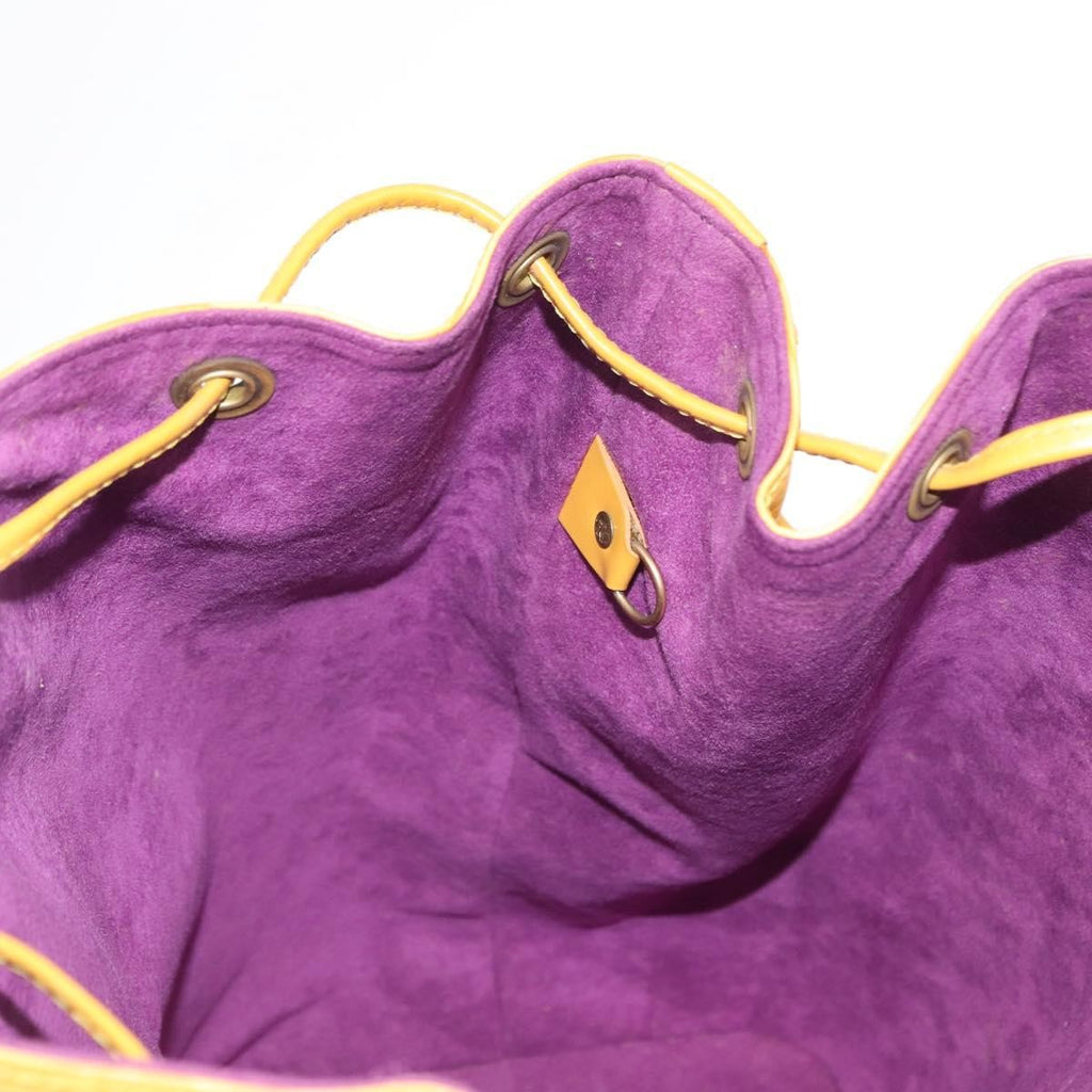 Louis Vuitton Noe Handbag Epi Leather Yellow Leather Shoulder Bag