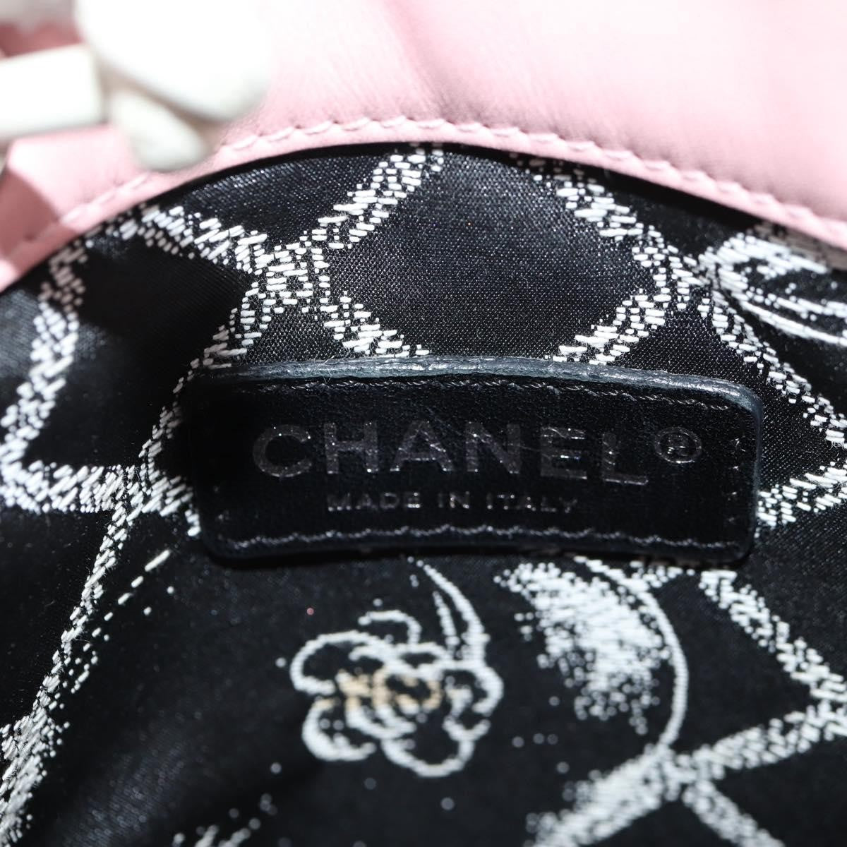 Chanel Essential Shopping Tote Leather Pink Leather Bag