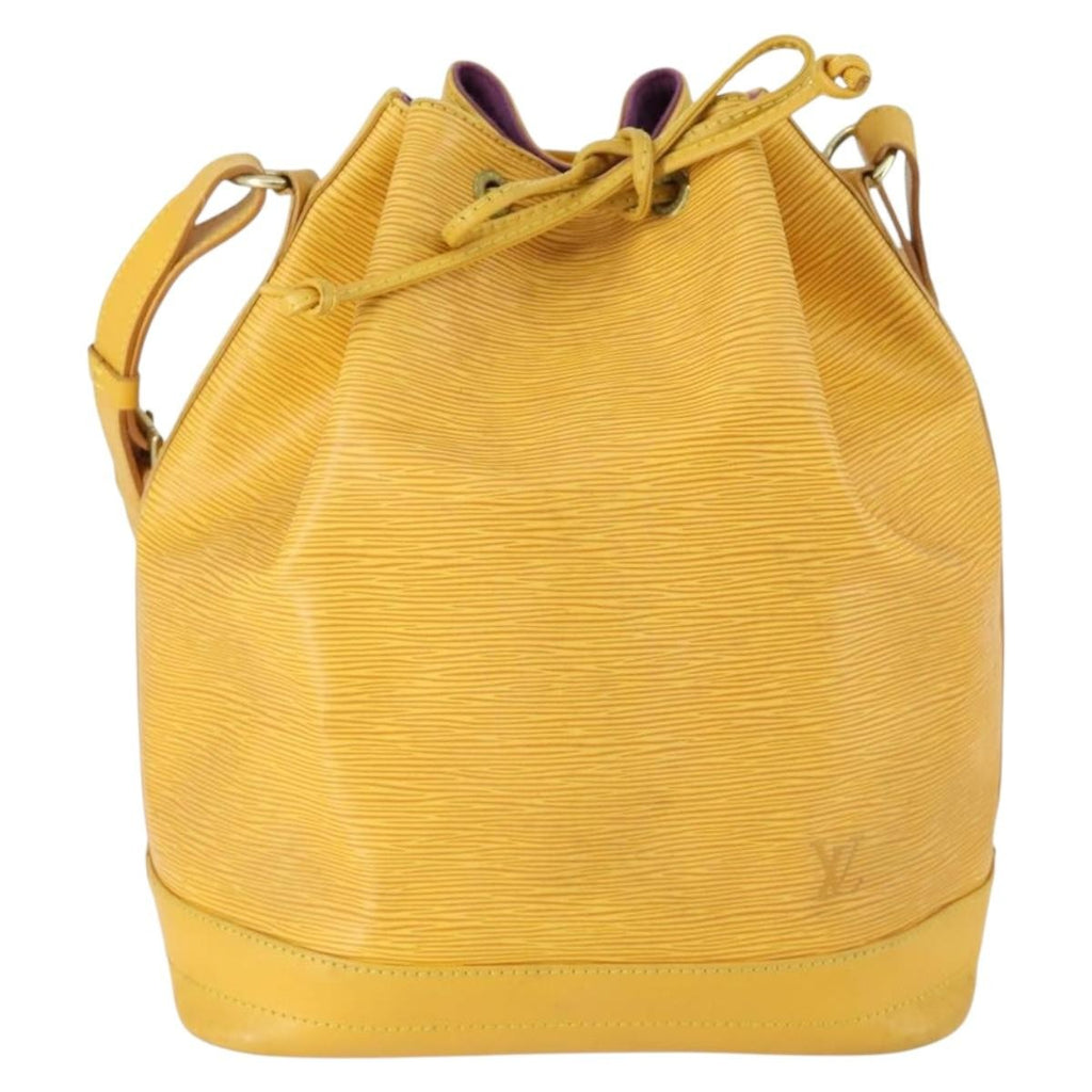 Louis Vuitton Noe Handbag Epi Leather Yellow Leather Shoulder Bag