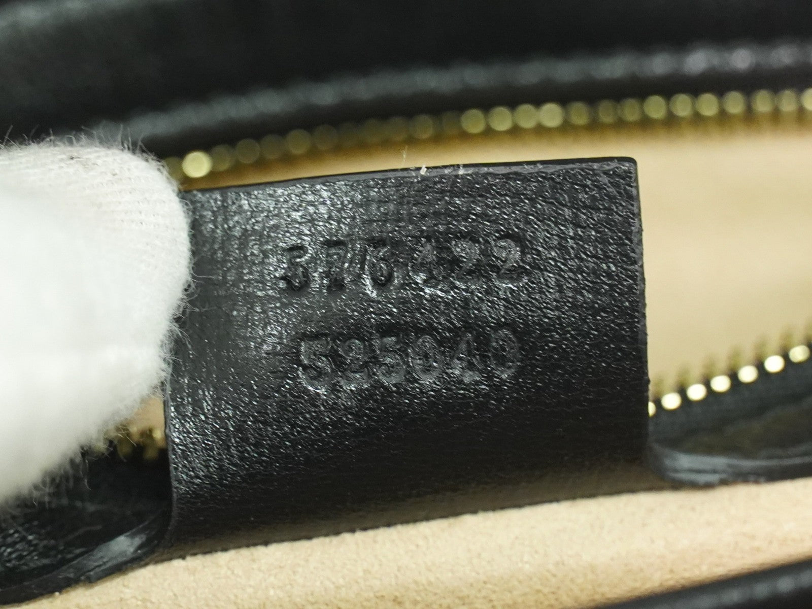 Gucci Marina Chain Shoulder Bag Leather Black Leather Shoulder Bag Bag (Pre-Owned)