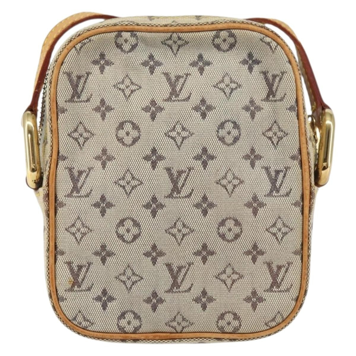 Louis Vuitton Juliette Crossbody Bag Mini Lin Blue Canvas Shoulder Bag