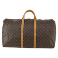 Louis Vuitton Keepall Bag Monogram Canvas Brown Canvas Travel Bag
