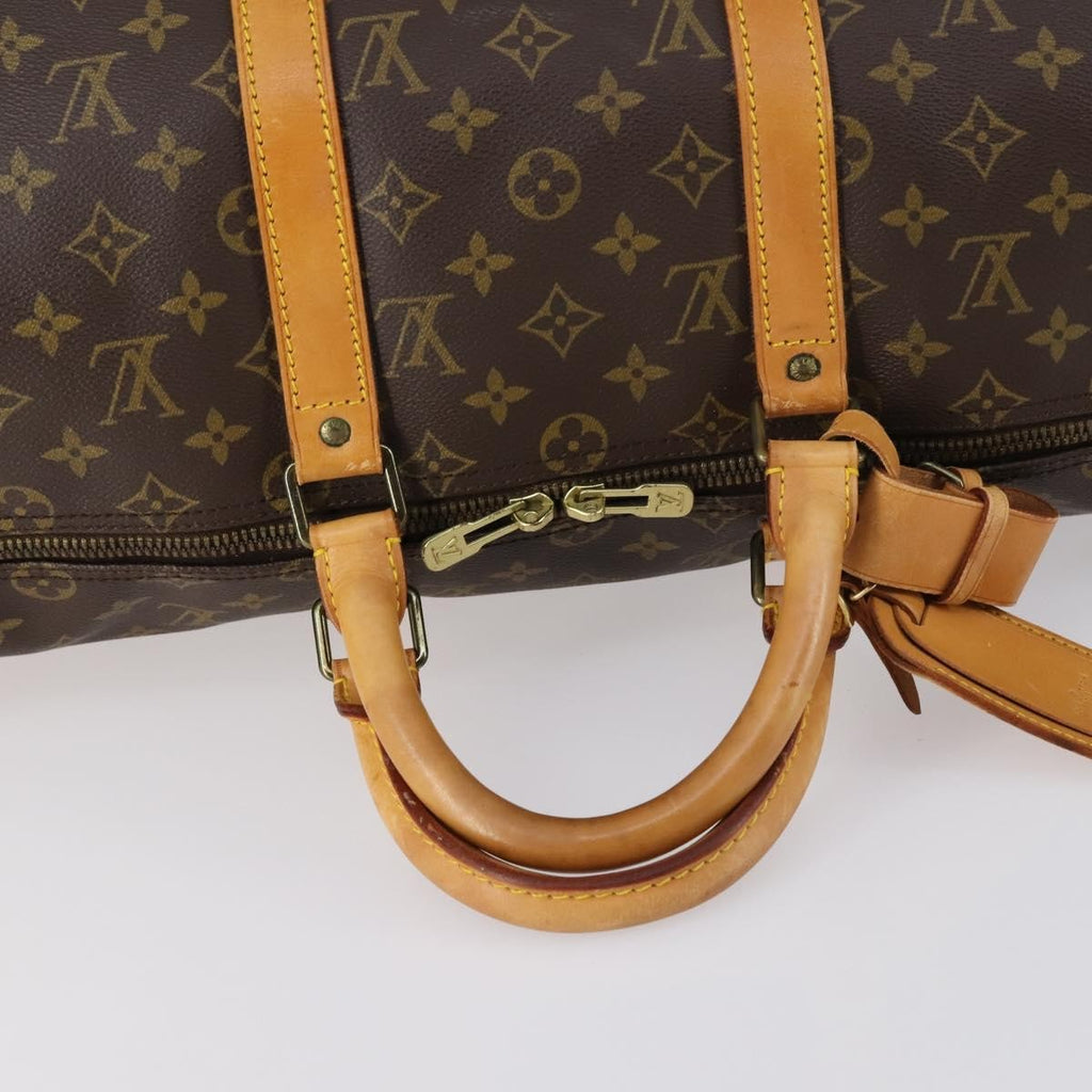 Louis Vuitton Keepall Bag Monogram Canvas Brown Canvas Bag