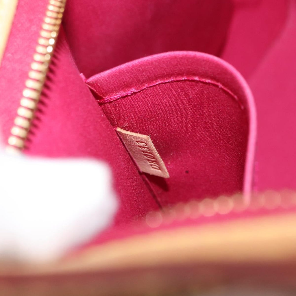 Louis Vuitton Blair Monogram Vernis Pink Patent_Leather Handbag