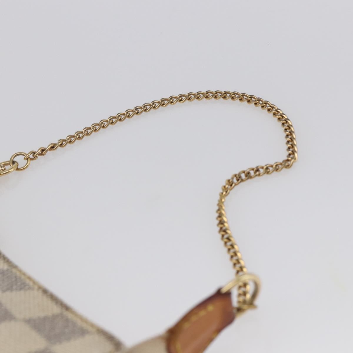 Louis Vuitton Pochette Accessoires Damier White Canvas Bag