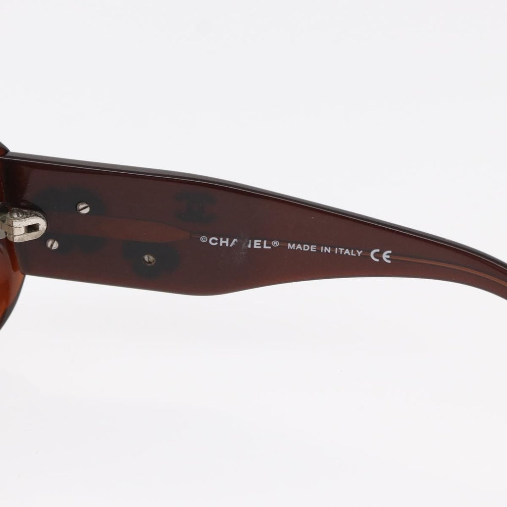 Chanel Camélia Sunglasses Plastic Brown Plastic Sunglasse Accessory
