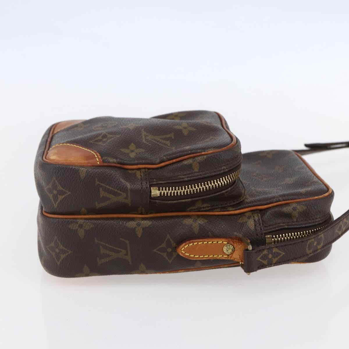Louis Vuitton Amazone Bag Monogram Canvas Brown Canvas Shoulder Bag