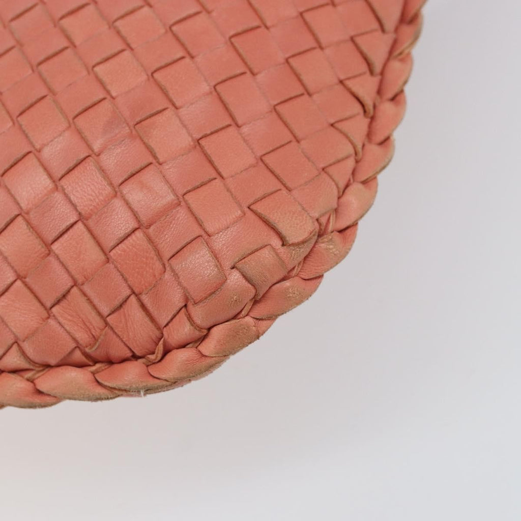 Bottega Veneta Veneta Hobo Intrecciato Nappa Pink Leather Handbag