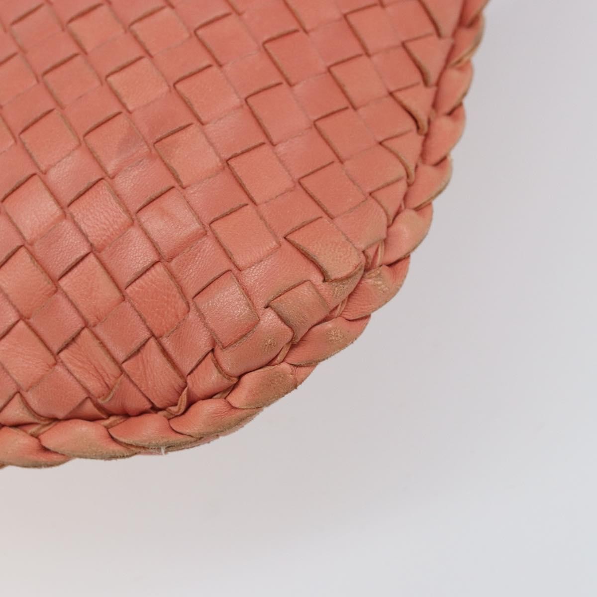 Bottega Veneta Veneta Hobo Intrecciato Nappa Pink Leather Handbag