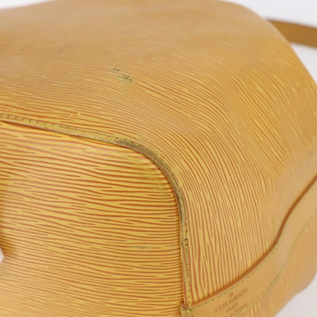 Louis Vuitton Petit Noe Handbag Epi Leather Yellow Leather Shoulder Bag