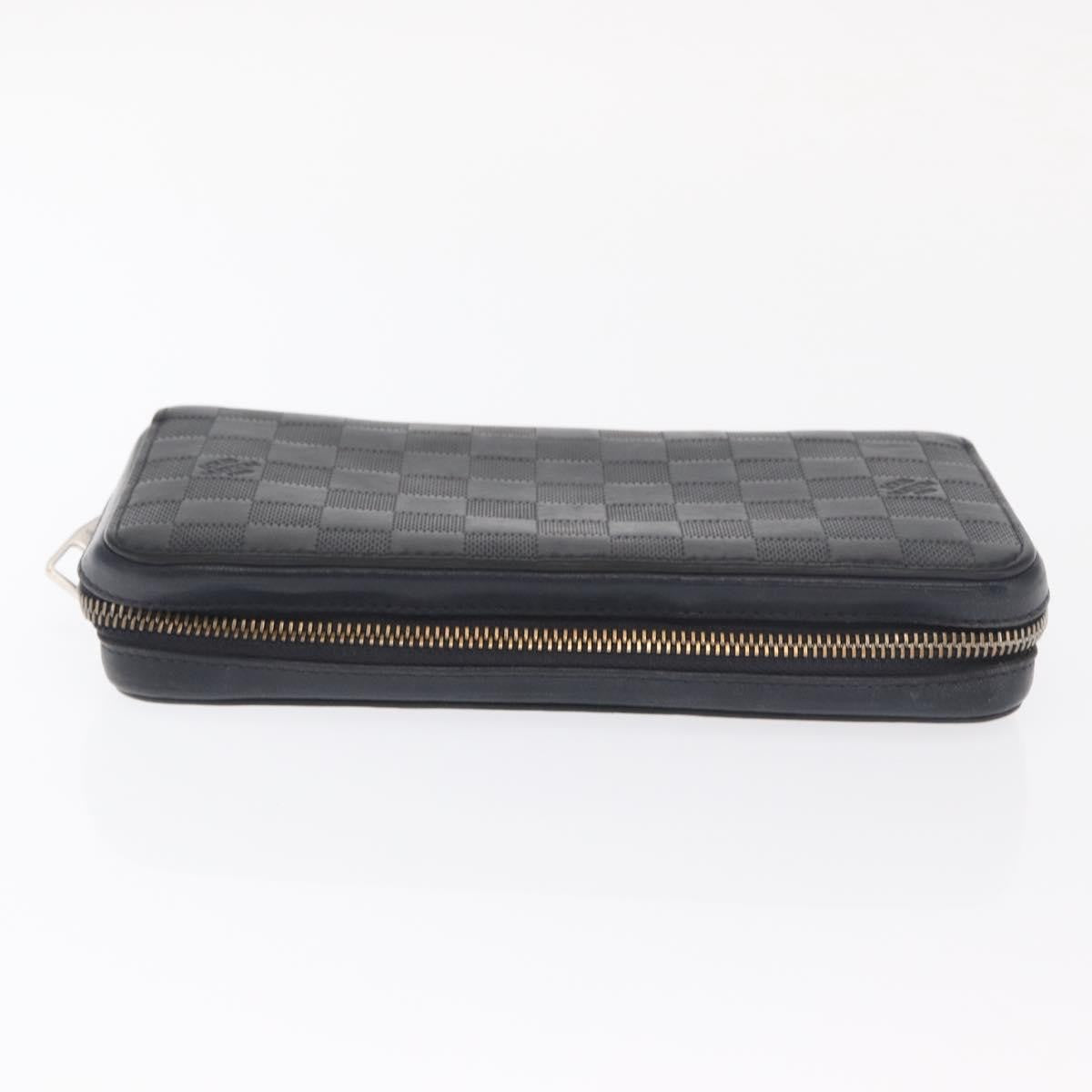 Louis Vuitton Zippy Xl Damier Leather Black Leather Wallets Accessory