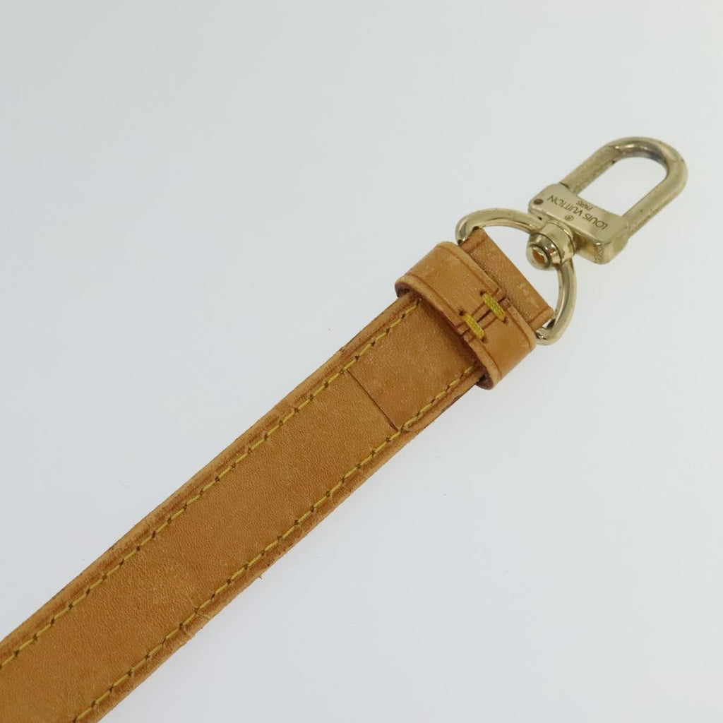 Louis Vuitton Adjustable Shoulder Strap Vachetta Leather Beige Leather Straps Accessory