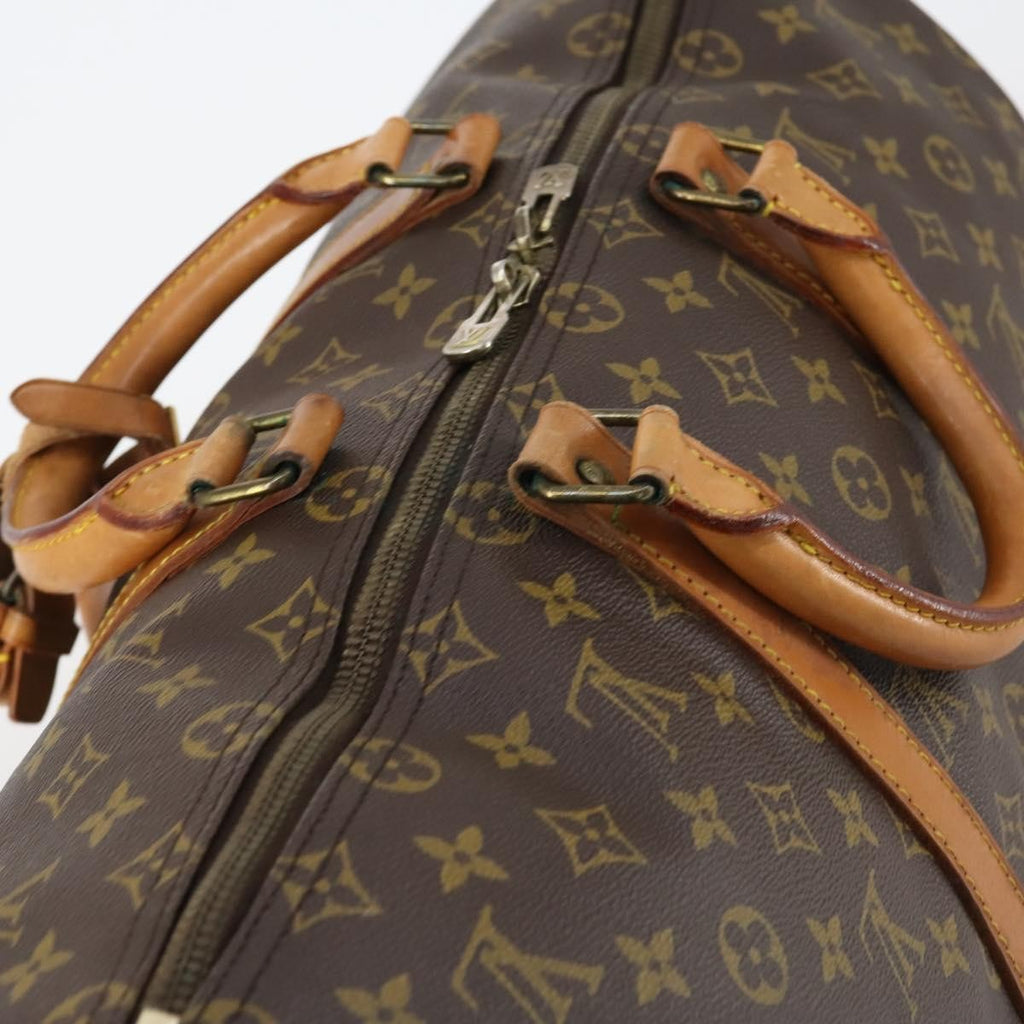 Louis Vuitton Keepall Bag Monogram Canvas Brown Canvas Travel Bag