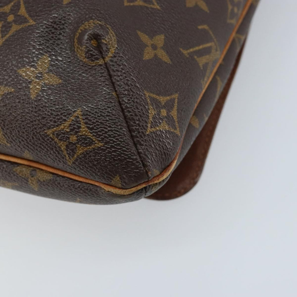 Louis Vuitton Musette Handbag Monogram Canvas Brown Canvas Shoulder Bag