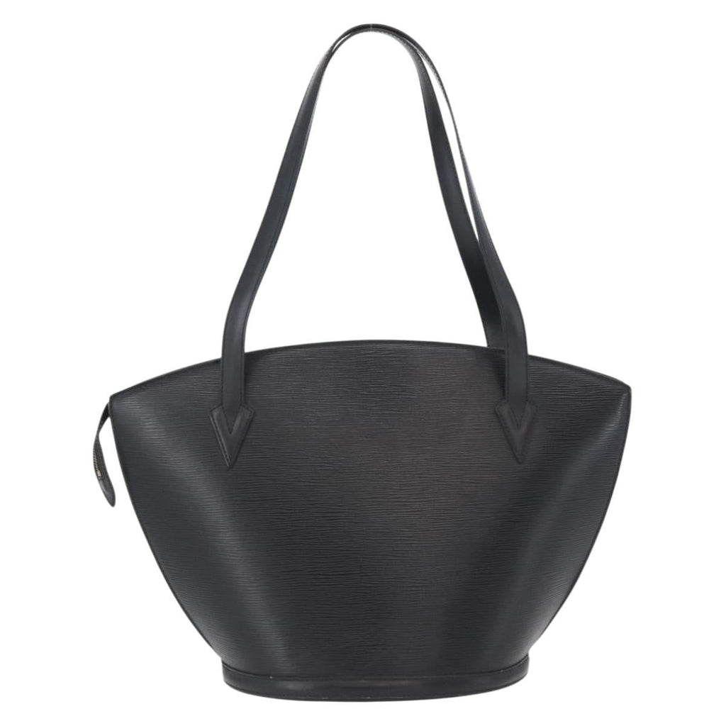 Louis Vuitton Saint Jacques Handbag Epi Leather Black Leather Shoulder Bag