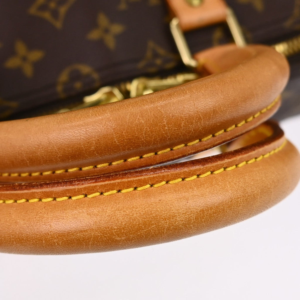 Louis Vuitton Keepall Bandouliere Bag Monogram Canvas Brown Canvas Handbag