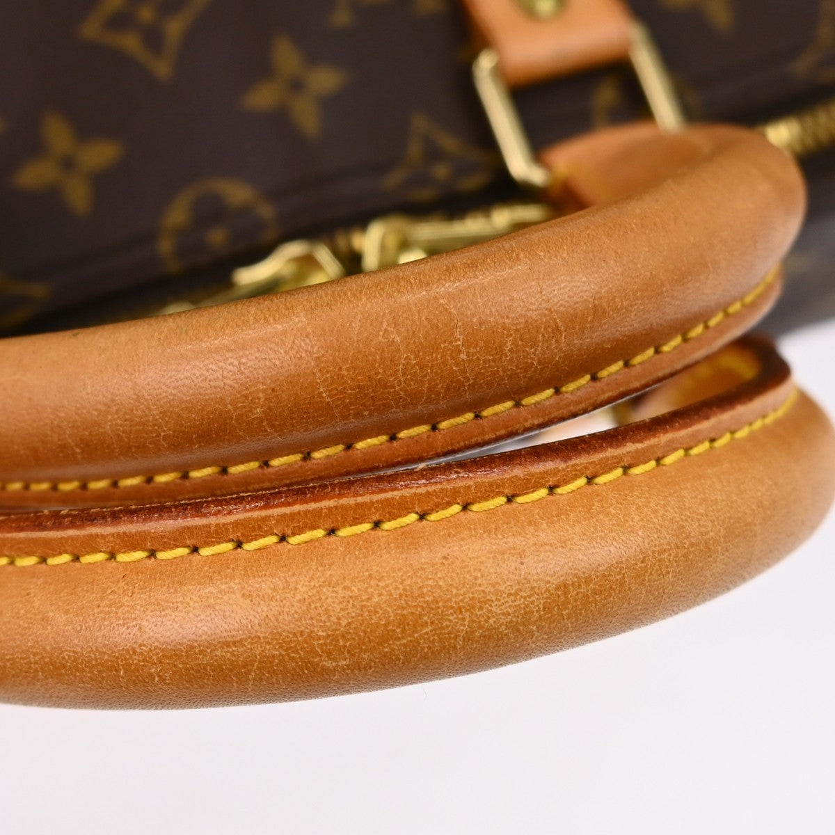 Louis Vuitton Keepall Bandouliere Bag Monogram Canvas Brown Canvas Handbag