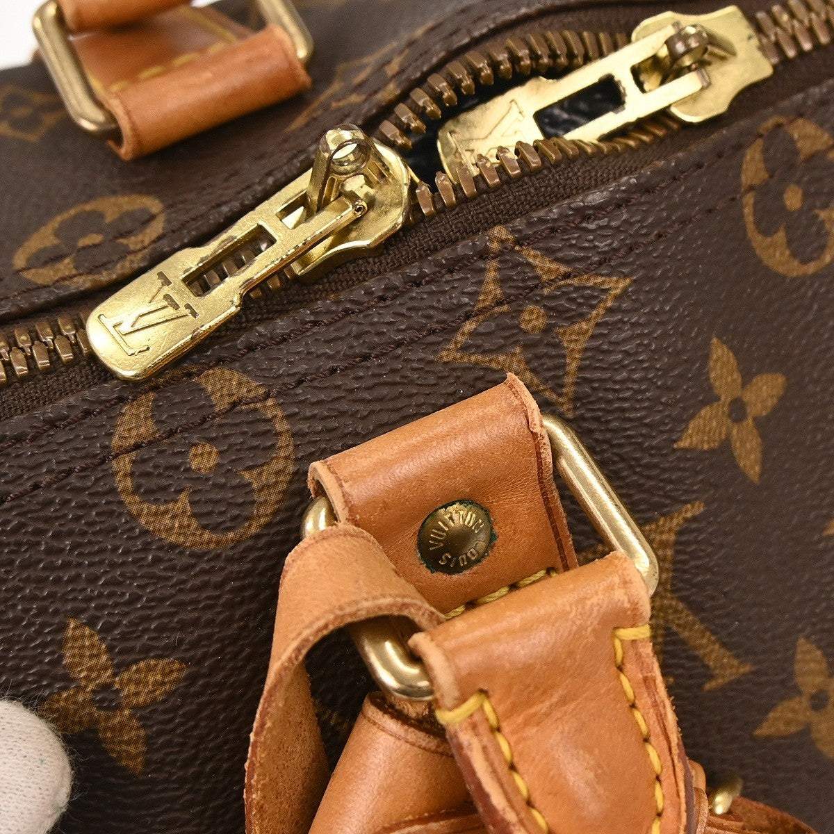 Louis Vuitton Keepall Bag Monogram Canvas Brown Canvas Travel Bag