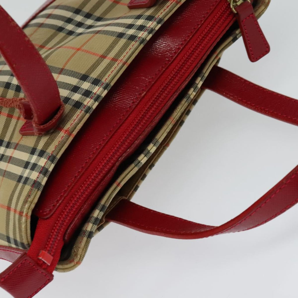 Burberry Nova Check Handbag Nova Check Canvas And Leather Beige Canvas Handbag