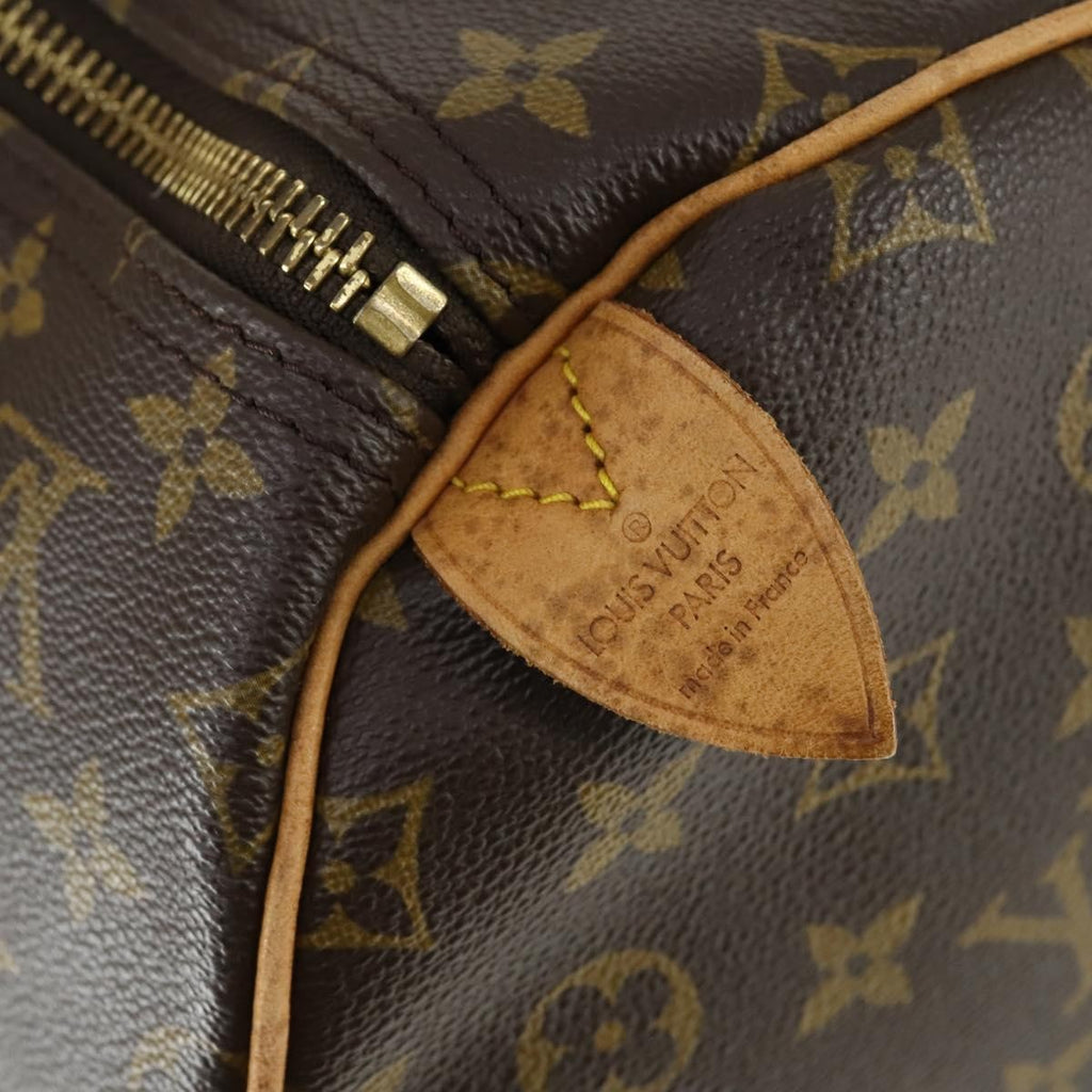 Louis Vuitton Keepall Bag Monogram Canvas Brown Canvas Travel Bag