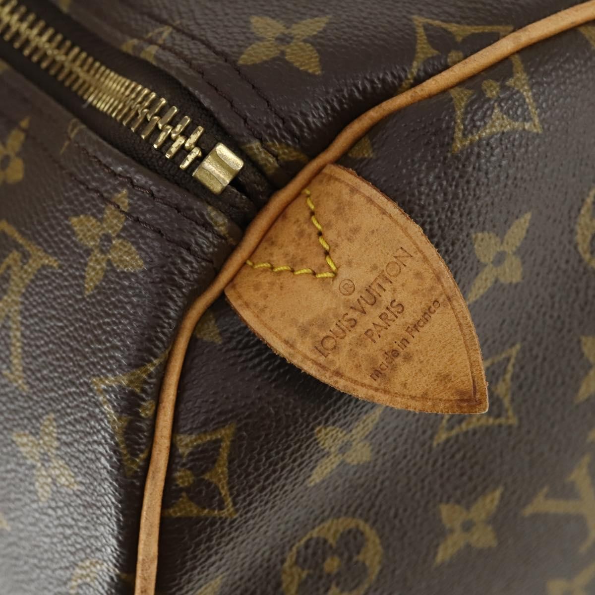 Louis Vuitton Keepall Bag Monogram Canvas Brown Canvas Travel Bag