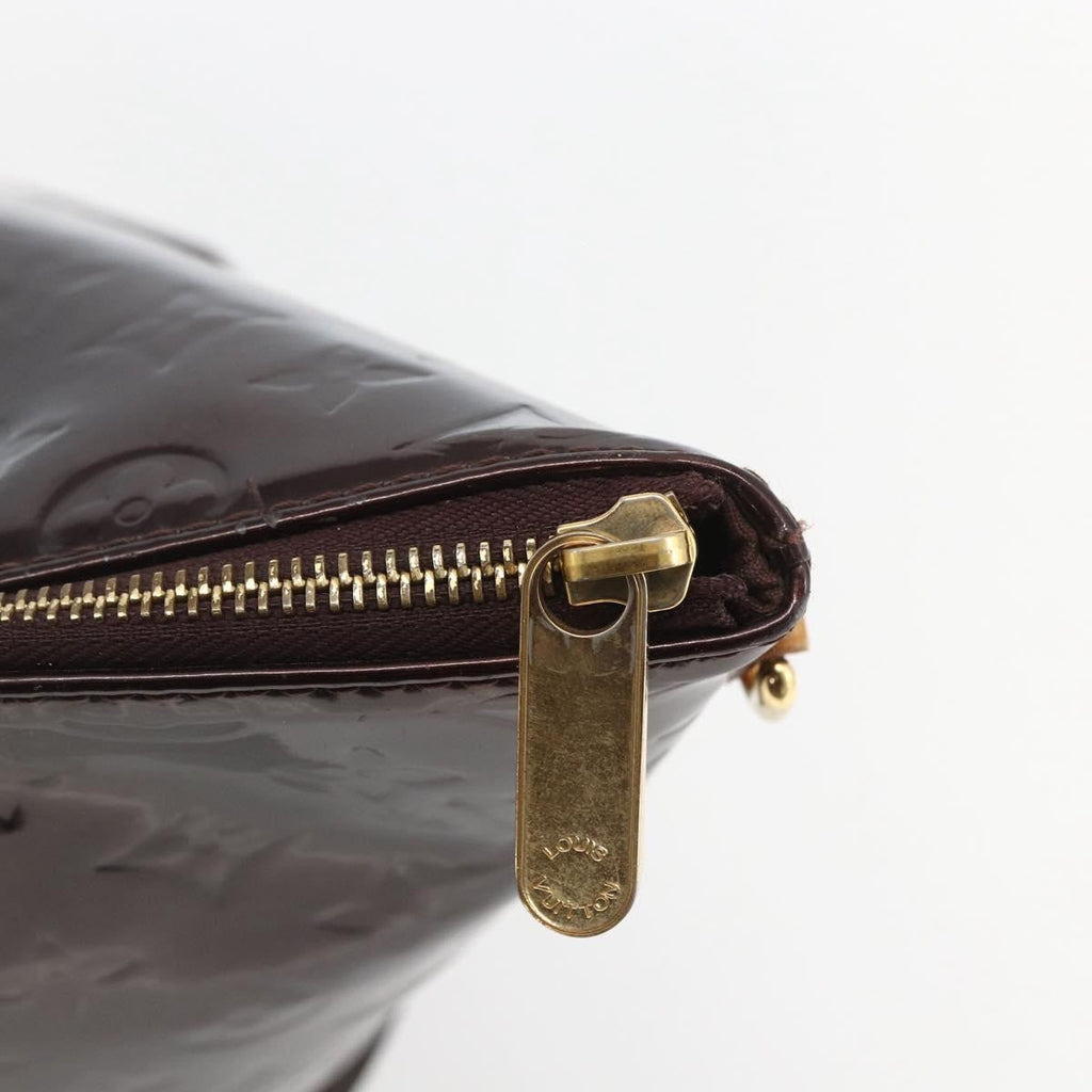 Louis Vuitton Bellevue Handbag Monogram Vernis Burgundy Patent_Leather Tote Bag