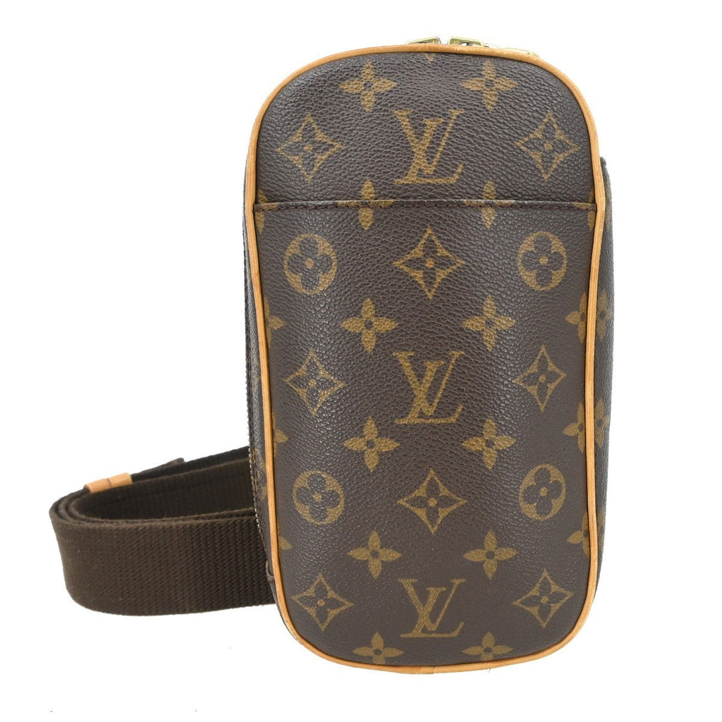 Louis Vuitton Pochette Gange Monogram Canvas Brown Canvas Clutche & Pouche Bag
