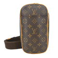Louis Vuitton Pochette Gange Monogram Canvas Brown Canvas Clutche & Pouche Bag