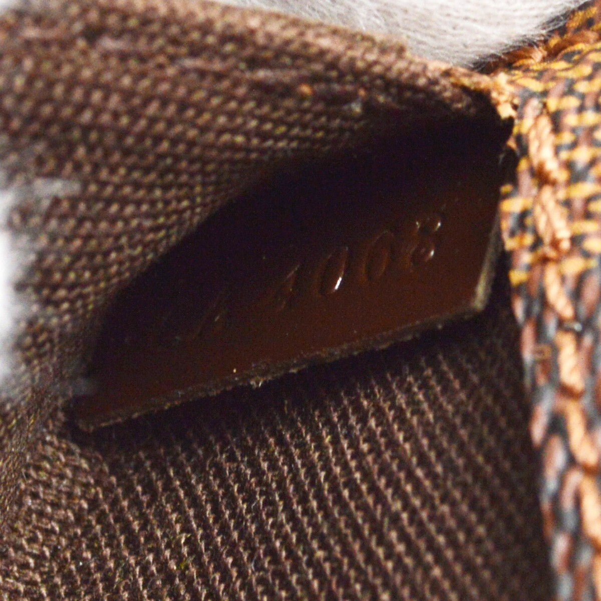 Louis Vuitton Geronimos Waist Bag Damier Brown Canvas Clutche & Pouche Bag