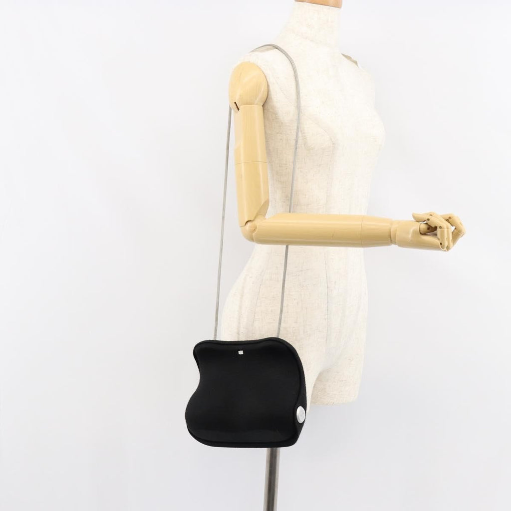 Chanel Millennium Shoulder Bag Jersey Black Cotton Shoulder Bag Bag