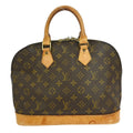 Louis Vuitton Alma Handbag Monogram Canvas Brown Canvas Handbag