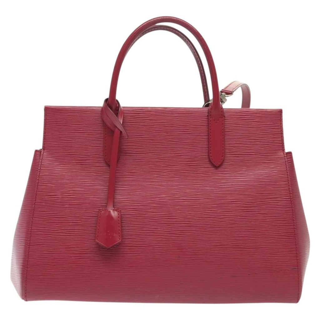 Louis Vuitton Marly Handbag Epi Leather Pink Leather Bag