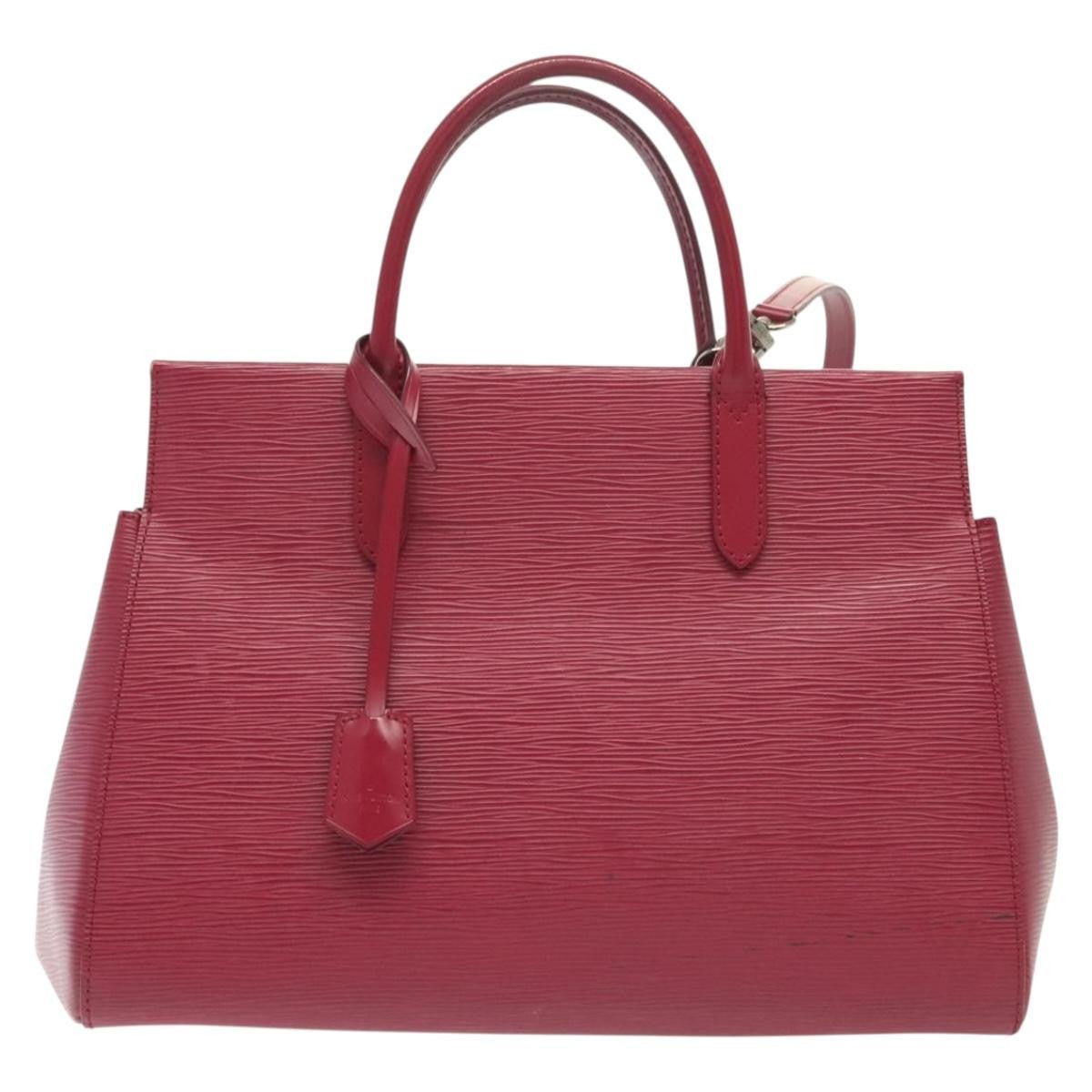 Louis Vuitton Marly Handbag Epi Leather Pink Leather Bag
