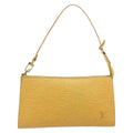 Louis Vuitton Pochette Accessoires Epi Leather Yellow Leather Clutche & Pouche Bag