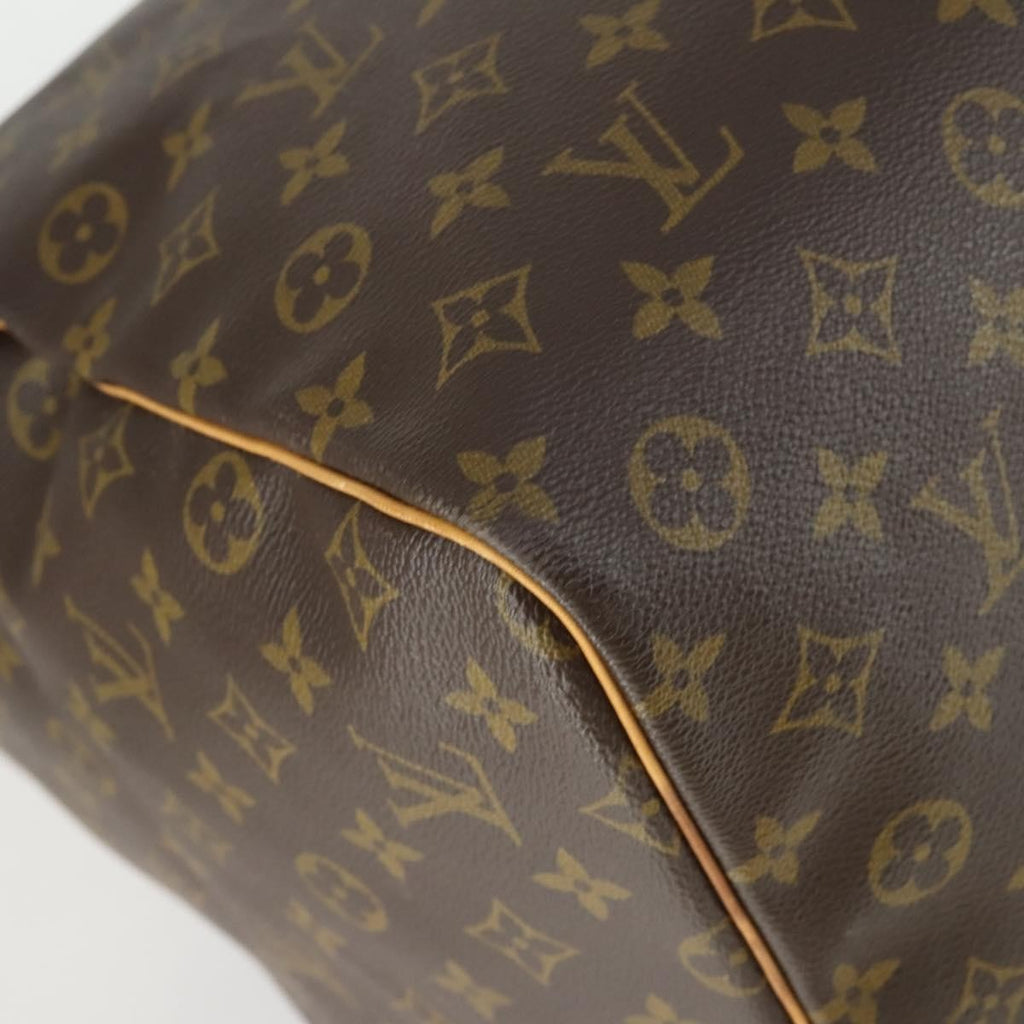 Louis Vuitton Keepall Bag Monogram Canvas Brown Canvas Travel Bag
