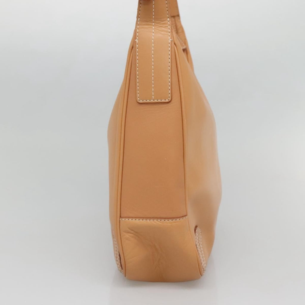 Burberry Shoulder Bag Leather Beige Leather Shoulder Bag