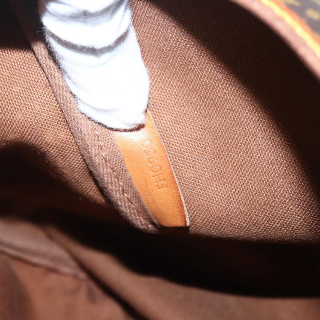 Louis Vuitton Saumur Handbag Monogram Canvas Brown Canvas Shoulder Bag