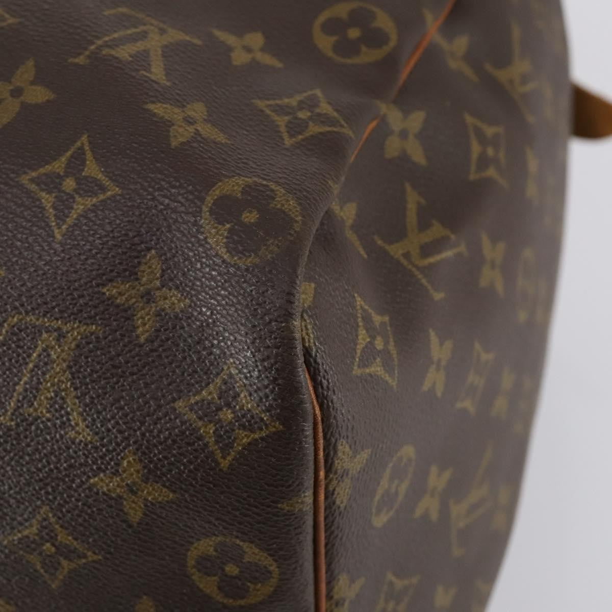Louis Vuitton Keepall Bag Monogram Canvas Brown Canvas Travel Bag