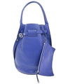 Celine Big Bag Bucket Leather Blue Leather Handbag
