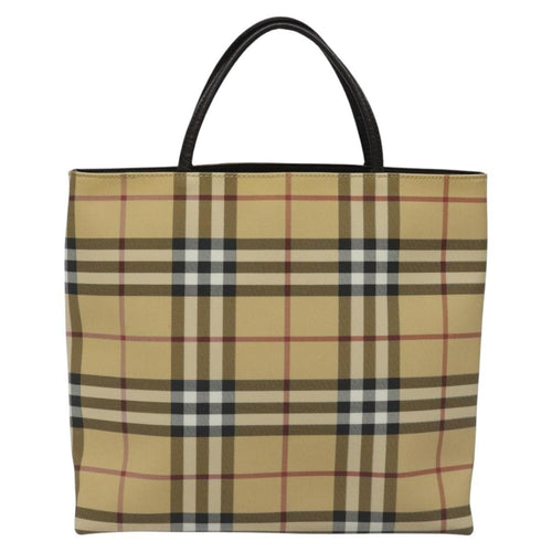 Burberry Nova Check Handbag Nova Check Canvas Beige Canvas Handbag