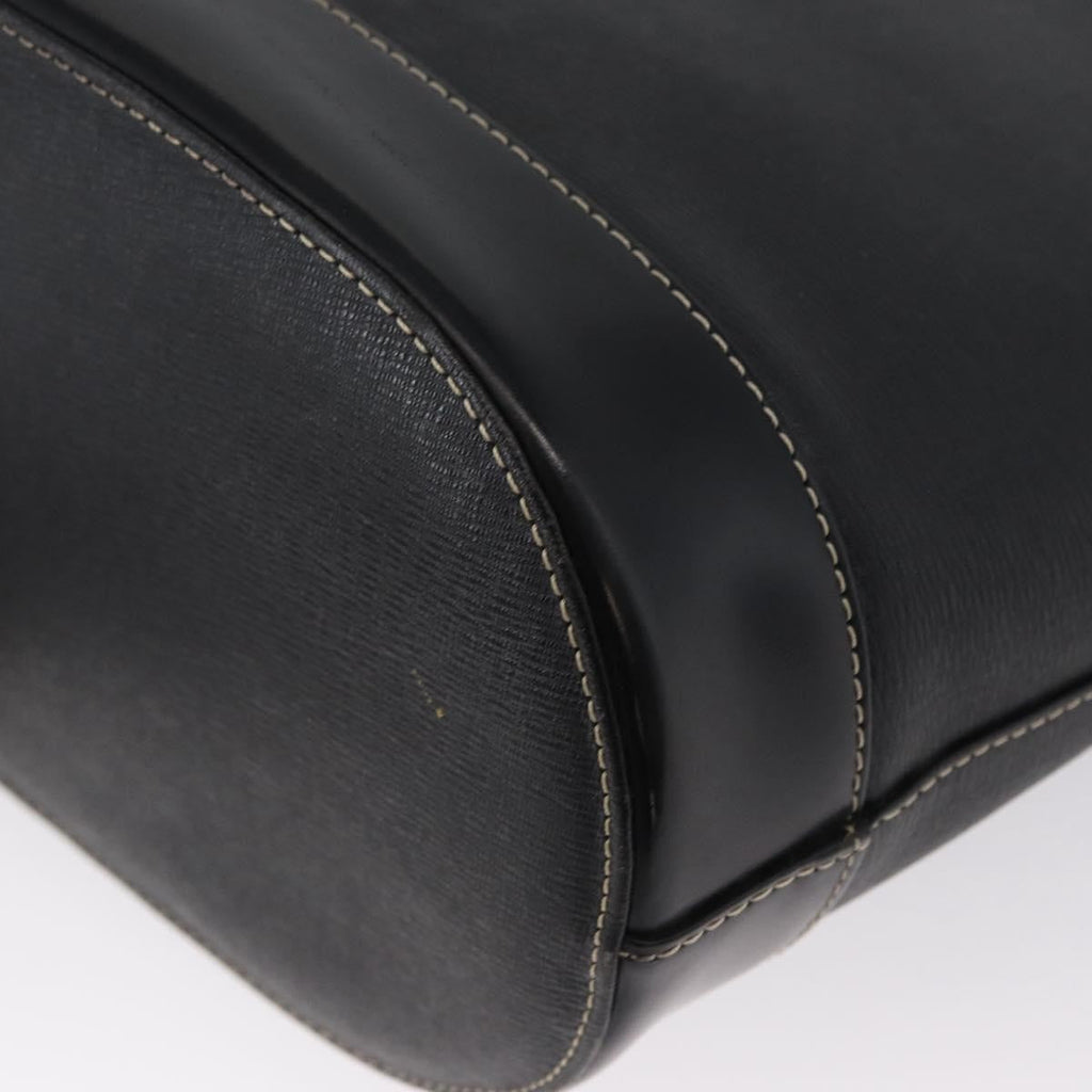 Burberry Vintage Tote Bag Leather Black Leather Tote Bag