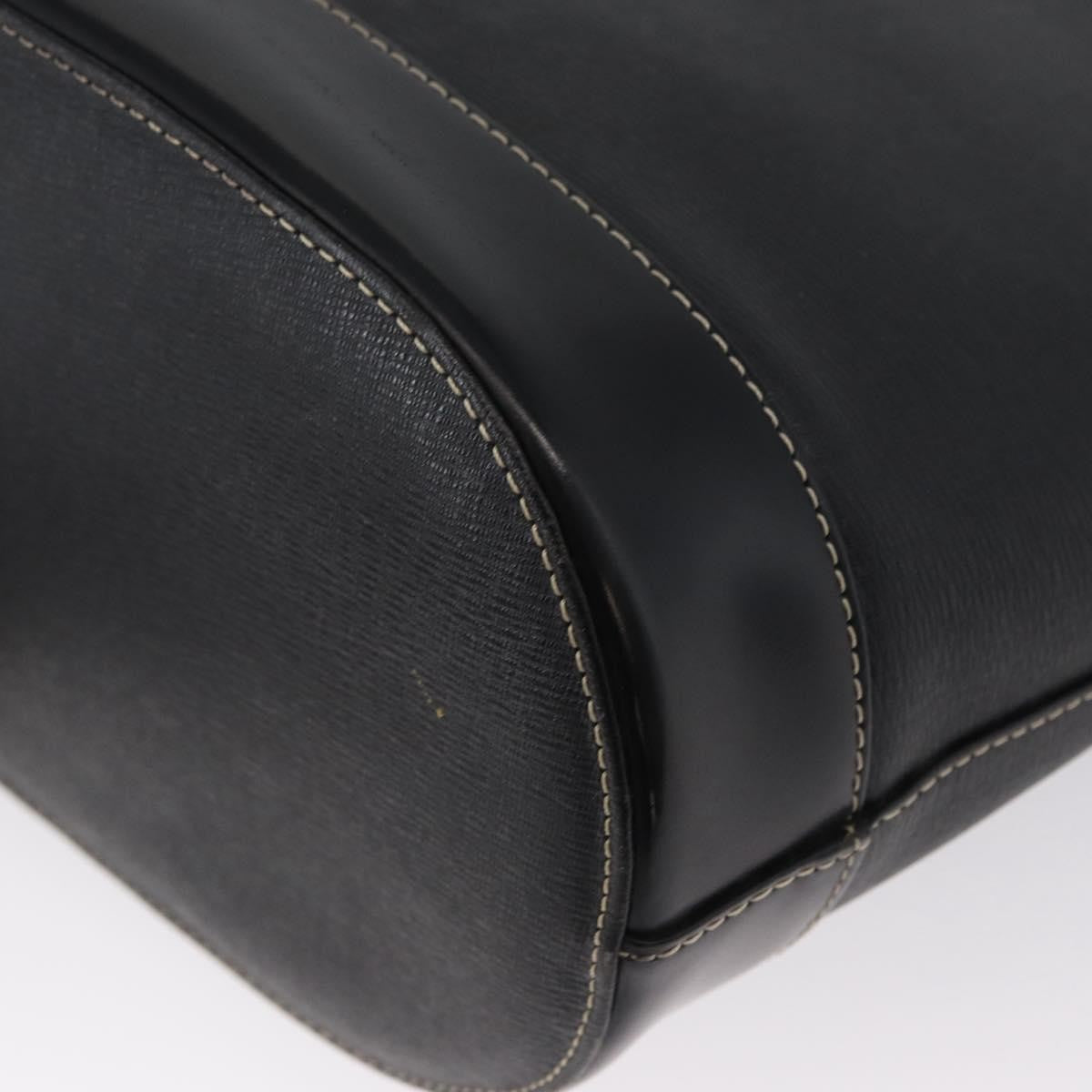 Burberry Vintage Tote Bag Leather Black Leather Tote Bag