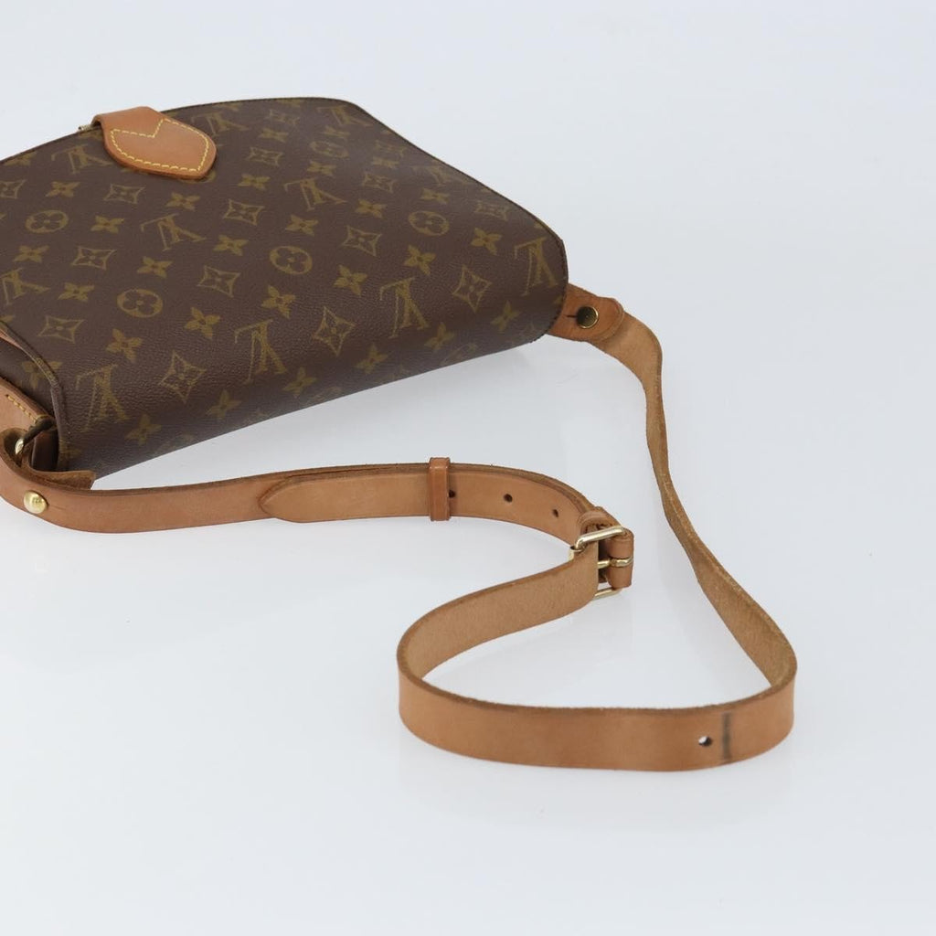 Louis Vuitton Cartouchiere Handbag Monogram Canvas Brown Canvas Shoulder Bag